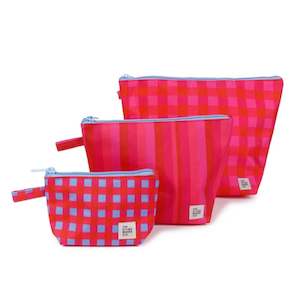 Cherry Pie Handy Pouch Trio - Set of 3