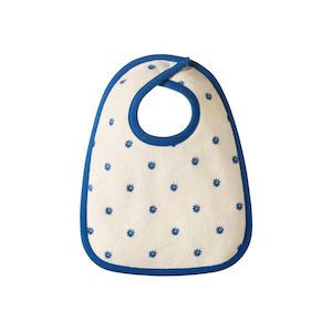 Nature Baby  - Reversible Bib - Daisy Daze Blue Print