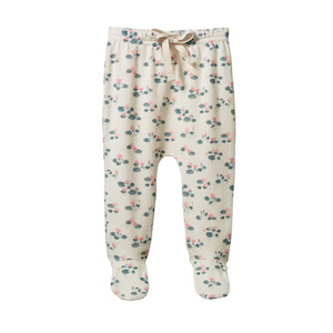 Nature Baby  - Footed Rompers - Waterlilies print