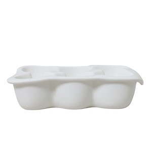 Egg Crate 6 Cup - At Home White