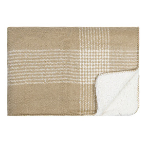 Soft Sherpa Throw - Camel