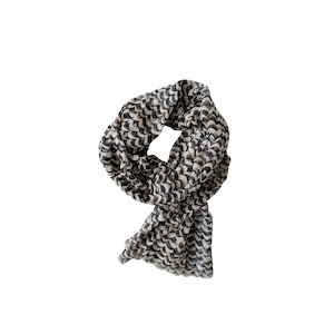 Sophie- Waves Olive Maxi Scarf