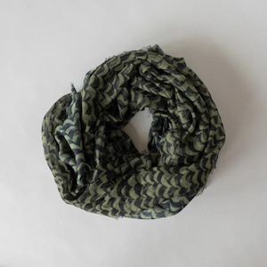 Sophie - Waves Maxi Scarf Khaki