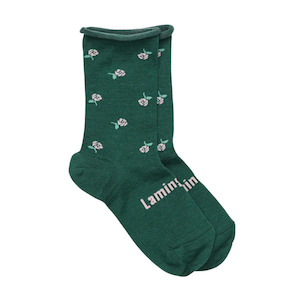 Lamington Merino Womens Socks - Flora