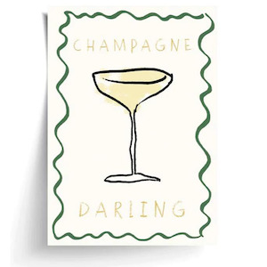 Papier HQ - Champagne Darling - Print