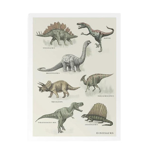 Papier HQ- Vintage Dino Print