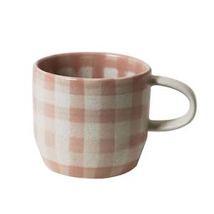 Robert Gordon - Cat’s Pyjama Mug - Soft Terracotta Check