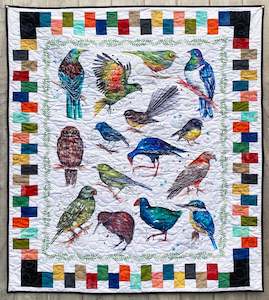 NZ Native Birds Small Quilt