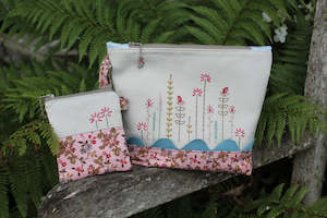 Posey Pair Zipper Pouch