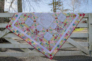 Hearts and Happy Flowers Quilt Monthly Project