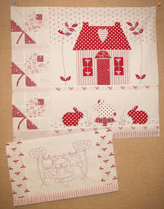 Monthly Projects: My Redwork Garden – Quilt