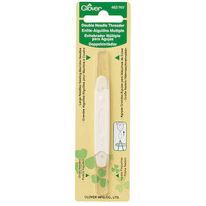 Clover Double Needle Threader