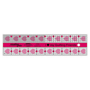 Creative Grids - I Love My Quilt Friends Quilt Ruler