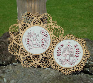 Pretty Doily Frames