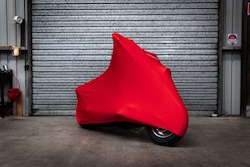 Large Motorbike Cover - Red