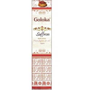 Products: Goloka Saffron Incense Stix