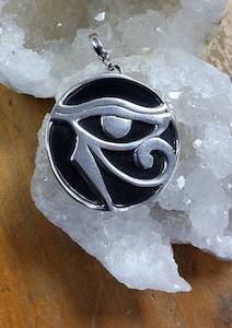 Eye Of Horus Onyx Pendant