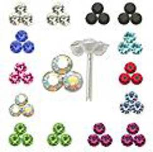 Products: RED Triple CZ Nose Stud