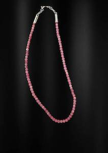 Ruby Beaded Necklace