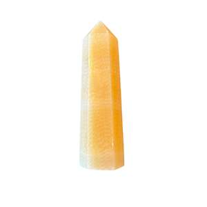 Non-store-based: 83mm Orange Calcite Point