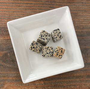 Dalmatian Jasper Cube