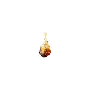 Citrine Raw Pendant