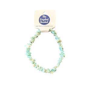 Non-store-based: Larimar Chip Bracelet