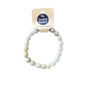 Non-store-based: Angelite Pebble Bracelet