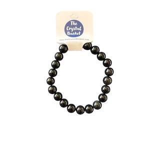 Non-store-based: 8mm Rainbow Obsidian Bracelet