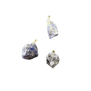 Non-store-based: Sodalite Raw Pendant