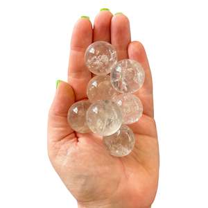 Non-store-based: 25-30mm Clear Quartz Sphere