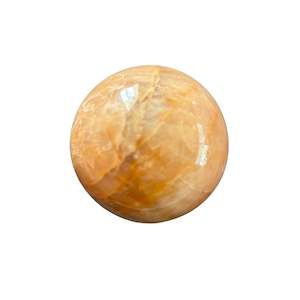 52mm Peach Moonstone Sphere