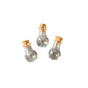 Glass Mini Potion Shaped Wish Bottle