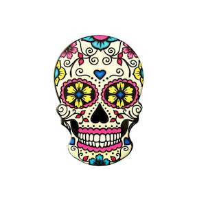 Sugar Skull Fridge Magnet