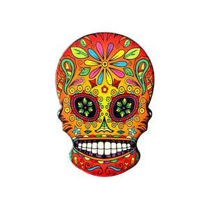 Sugar Skull Fridge Magnet