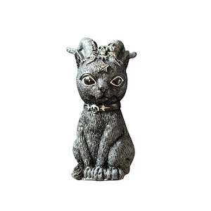 Horned Cat Statue