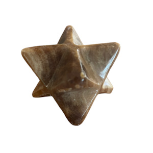 Chocolate Calcite Merkaba Star