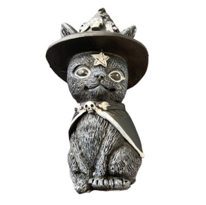 Witch Cat Statue