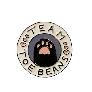 Non-store-based: Team Toe Beans Badge