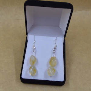 Citrine Faceted Earrings