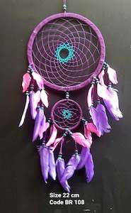 Dream Catcher Purple 22cm