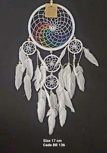 Dream Catcher White FOL 17cm