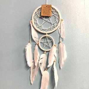 Dream Catcher Crescent Pentagrams 17cm