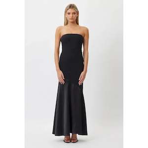 Black Tahlia Strapless Maxi