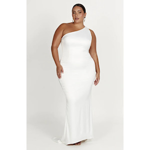 Goods and equipment rental and hiring: Harper One Shoulder Gown - 18