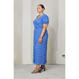 Periwinkle Short Sleeve Mirella Wrap - 14