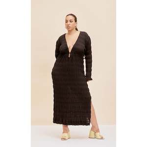 Goods and equipment rental and hiring: Black Mirella Kaftan - 18