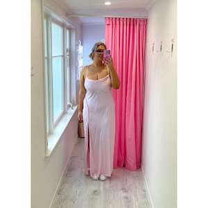 Quartz Pink Joelle Split Maxi