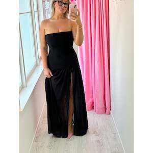 Black Eden Strapless Maxi