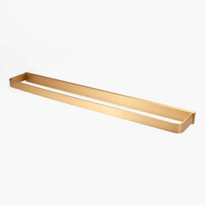 Interior design or decorating: Aura Solid Brass Towel Rail